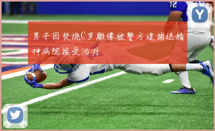 男子因焚烧C罗雕像被警方逮捕送精神病院接受治疗